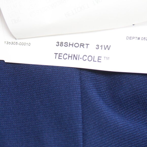 38S Kenneth Cole Reaction 2-pc Suit Blazer Jacket Pant Size 31Wx32L Blue‎ E05654 - Picture 4 of 6